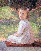 Perry, Lilla Calbot Girl with a Pink Bow china oil painting reproduction